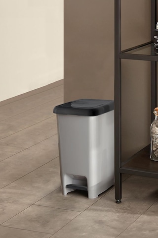 15 Litre Basmalı Çöp Kovası Çok Renkli