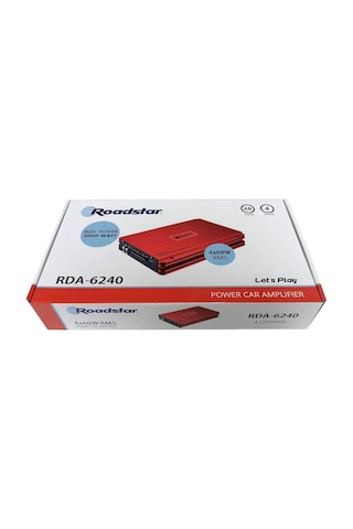 Garaj Dünyası Roadstar Rda-6240 4 Kanal Ab Klass Oto Amfi 3000w M
