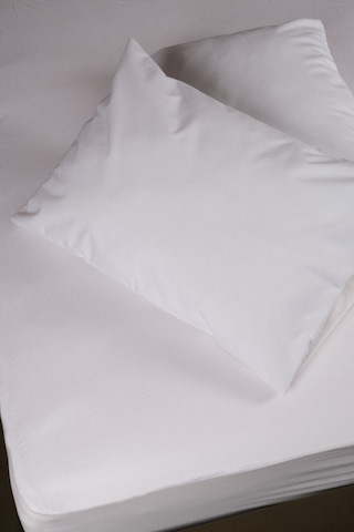 Lefkoşa Serisi Tek Kişilik Sıvıgeçirmez Yatak Koruyucu Fitted Alez 120x200+25cm Beyaz