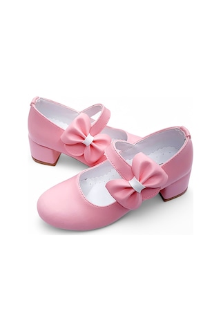 Beebron Ortopedik Topuklu Abiye Kız Çocuk Ayakkabı Soft Series Abiayk2401 Pembe Pembe