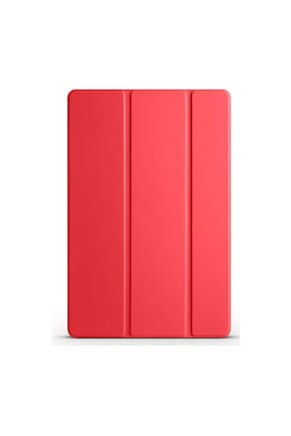 Galaxy Tab A9 Uyumlu Zore Smart Cover Standlı 1-1 Kılıf-kırmızı Tablet Kılıfı