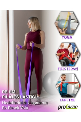 Pilates Lastiği Hafif Rb Hm Mor