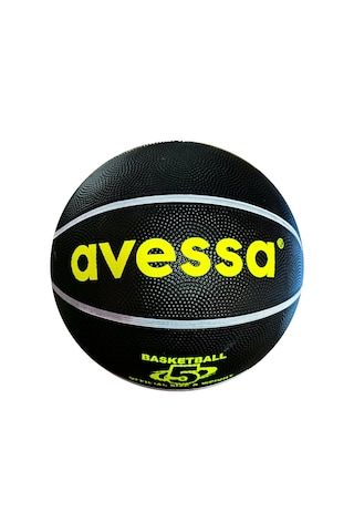 Avessa Kauçuk Yüzey Basketbol Topu Siyah No: 5