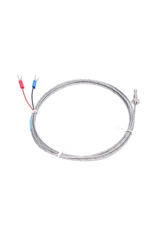 Tenfowee M8 Vida Tipi K-tipi Termokuple Sensörü, 0-600 C Sıcaklık Ölçümü, Cam Fiber Tel, Hızlı Tepki, Petrol-kimyasal Sanayi Uygulamaları