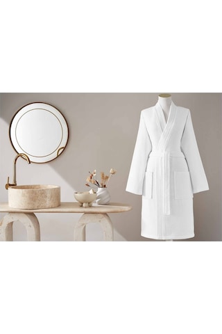 Özdilek Quadruple Kimono Bornoz Beyaz