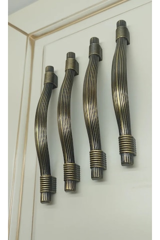 F Furnitura Mobilya Kolu 128 Mm 438801562 Bronz Rengi