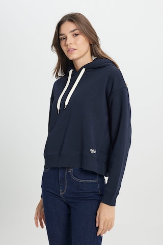 Regular Fit Normal Kesim Kapüşonlu İçi Polarlı Lacivert Sweatshirt W242761A76 Çok Renkli