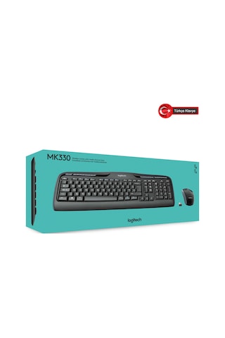 Logıtech Mk330, 920-003988, Kablosuz, Türkçe Q, Klavye Mouse Set 12934554