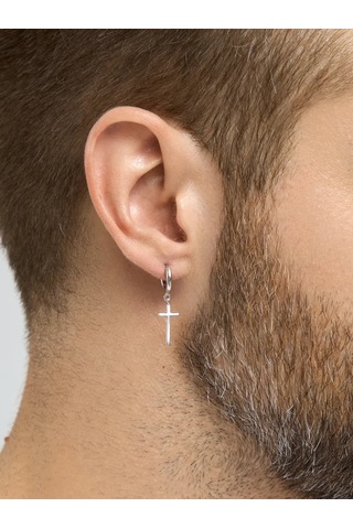 Markiz Tek Küpeler Çapraz 925 Gümüş Kongo Sarkık 16471704 Diğer