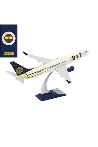 Zekupp Boeing 737-800 1/100 Ölçek Fenerbahçe Lisanslı 1907 Tasarı