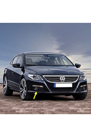 VW Passat CC 2009-2012 Sağ Sis Farı Kapağı Izgarası 3C8853666C