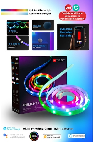 Led Işık Şeridi Pro 2m Çok Renkli