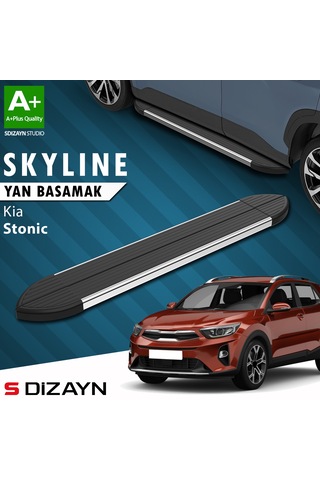 S-dizayn Kia Stonic Skyline Krom Yan Basamak 173 Cm 2017 Üzeri A+ Kalite