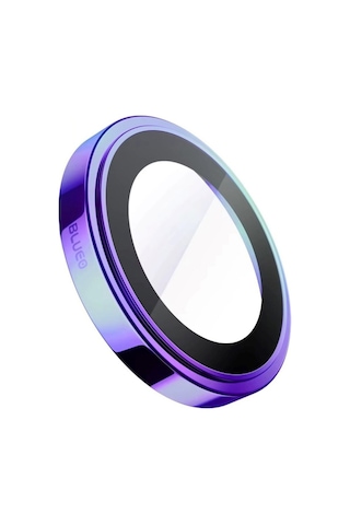 Sapphire Apple iPhone 14 Pro / 14 Pro Max Uyumlu 9 Mohs %99.99 Safir Renkli Kamera Lens Koruyucu