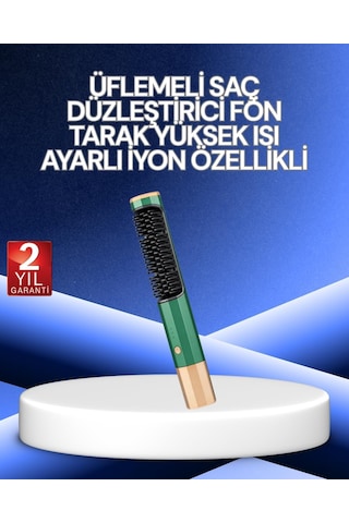 3'ü 1 Arada Saç Şekillendirme Seti Kurutma, Düzleştirme, Tarama