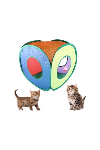 Konyax Oyuncak Toplu Kedi Oyun Tüneli