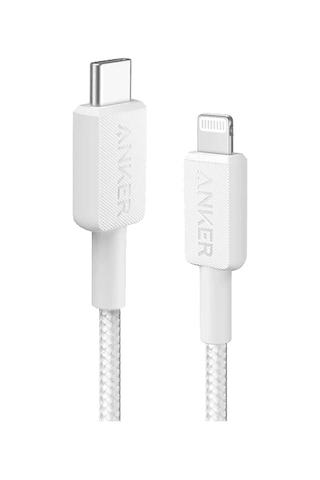 Anker 322 Usb-c To Lightning 1.8 M MFI Lisanslı Şarj ve Data Kablosu Beyaz
