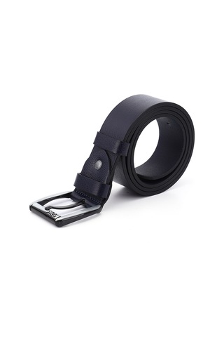 Gönderi R Lacivert Antik Hakiki Deri 4,5 Cm Kot Kemeri Lacivert