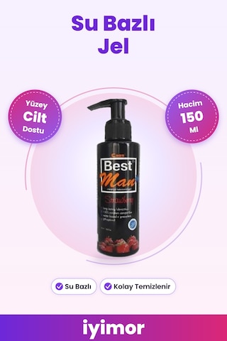 Çilek Aromalı Su Bazlı Kayganlaştırıcı Jel İyimor