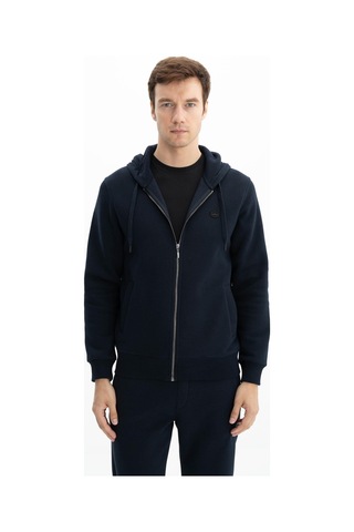 AR-MA Arma Erkek Regular Fit 3 İplik Şardonlu Tam Fermuar Kapüşonlu Cepli Sweatshirt 001