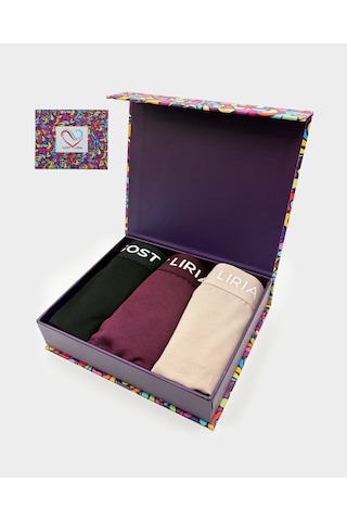 Gost Liria Hush Trio Kadın Slip 3 Lü Paket - Çok Renkli Çok Renkli