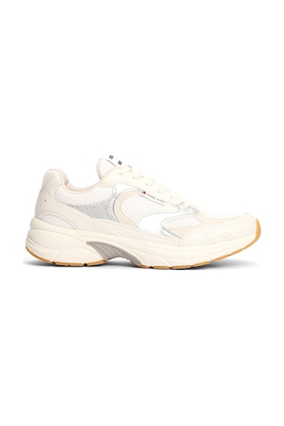 Tommy Hilfiger The Coney Metallıc Bej Kadın Sneaker Bej