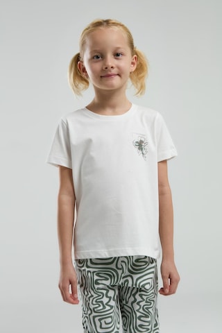 Arnetta 3303 Kız Çocuk Desenli Bisiklet Yaka Şortlu Kısa Kol Pijama Takım Yeşil