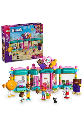 LEGO® Friends Heartlake City Şekerci Dükkanı 42649 - 6 Yaş ve Üzeri Çocuklar için Mini Bebek İçeren Yaratıcı Oyuncak Yapım Seti (376 Parça)
