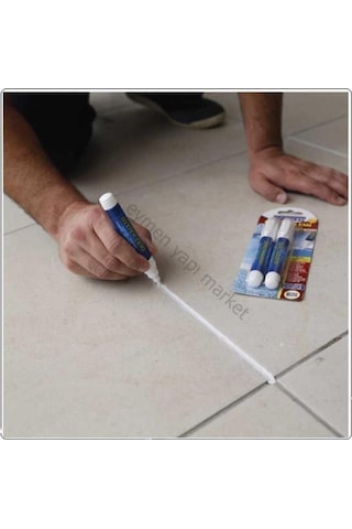 Fayans Derz Kalemi Beyaz 4 Lü Set 4 Adet Yedek Uç