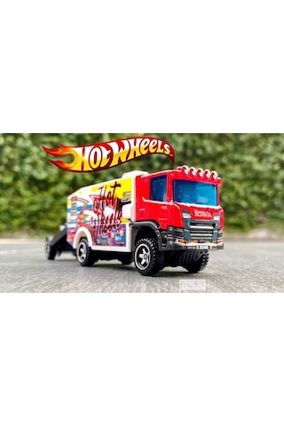 Hot Wheels Kamyonlar - Scania Rally Turck Bmf60
