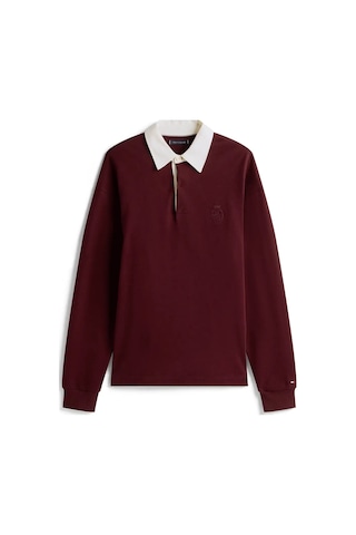 Tommy Hilfiger Peached Crest Solıd, Xıh Bordo Erkek Sweatshirt