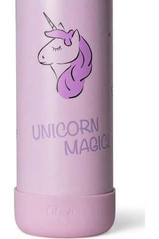 Citron 3 Katmanlı Paslanmaz Çelik Termos Seti 350 Ml - Stormy Unicorn Pembe