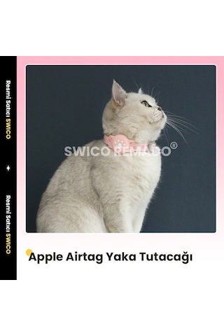 Soulader Kedi Tasması Ve Köpek Tasması Airtag Kılıfı - Evcil Hayvan Tasması İçin Apple Airtag Tutucu Aksesuar