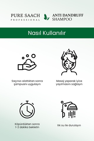 Pure Saach Professional Kepek Karşıtı Şampuan 400 ML