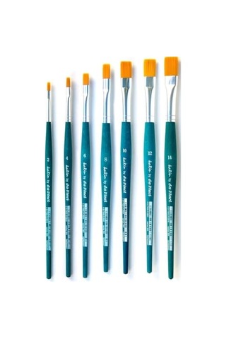 Sentetik Düz Fırçası Seri 384t5 No 14