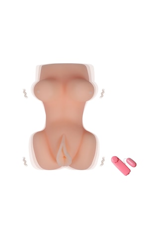 Hızlı Express Xise Dreamlove Titreşimli Süper Realistik Suni Vajina Anüs Mastürbatör