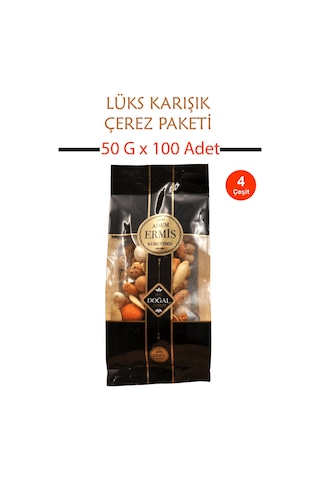 Kına Düğün Nişan Lüks Karışık Çerez Paketi 50 G x 100 Adet