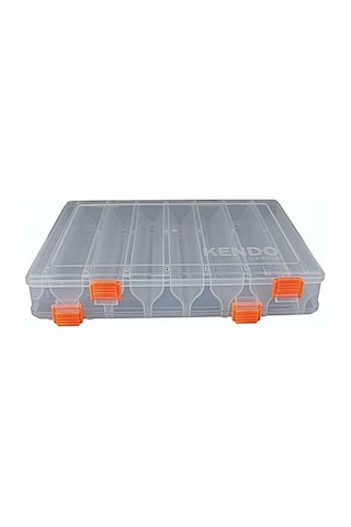 Kendo Çift Taraflı Maket Yem Kutusu 14 Gözlü 27x20.5x4.7cm Max 16.5cm Maketler İçin