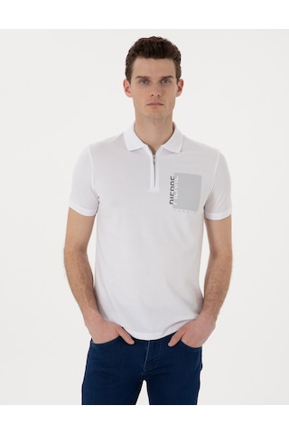 Pierre Cardin Erkek Beyaz Tişört 50307929-vr013 Beyaz