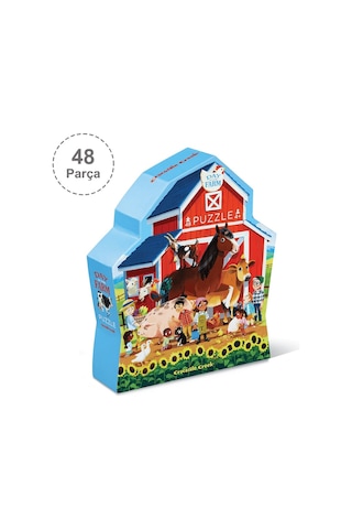 Crocodile Creek Dekoratif Puzzle 48 Parça Çiftlik