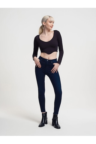 Loft Natalie Skinny Kadın Pantolon Denim