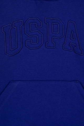 U.S. Polo Assn. Kız Çocuk Mor Basic Kapüşonlu Şardonlu Basic Sweatshirt 50314311-VR038