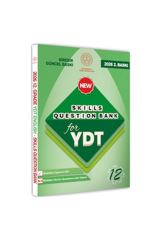 2026 YDT Mebi İngilizce 12.sınıf Skills Question Bank (Beceri Temelli Soru Bankası) Baskı Ücreti