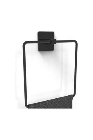 Kendiliğinden Yapışkanlı Siyah Paslanmaz Metal Kare Havluluk 4172 Çok Renkli