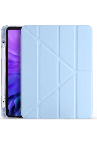 Apple Uyumlu iPad Air 10.9 2022 5.nesil Kalemlikli Katlanabilen Kılıf Tablet Kılıfı