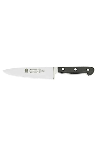 61910 - Sürmene Sıcak Dövme Şef Bıçağı 15,5 Cm 001 Siyah