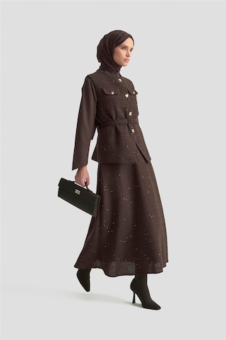 Armine Takım 25kt1688 Kahverengi Kahverengi