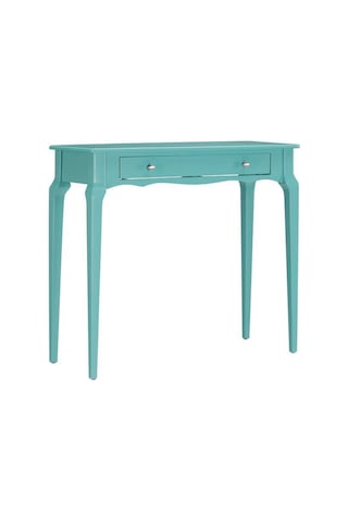 Wooding 100 Cm Çekmeceli Masif Turkuaz Lake Bonamy Dresuar Turkuaz