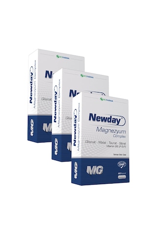 Newday Magnezyum Complex 3X Newday Magnezyum Complex 3X