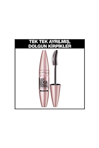 Maybellıne Lash Sensational Yelpaze Etkili Siyah Maskara 00